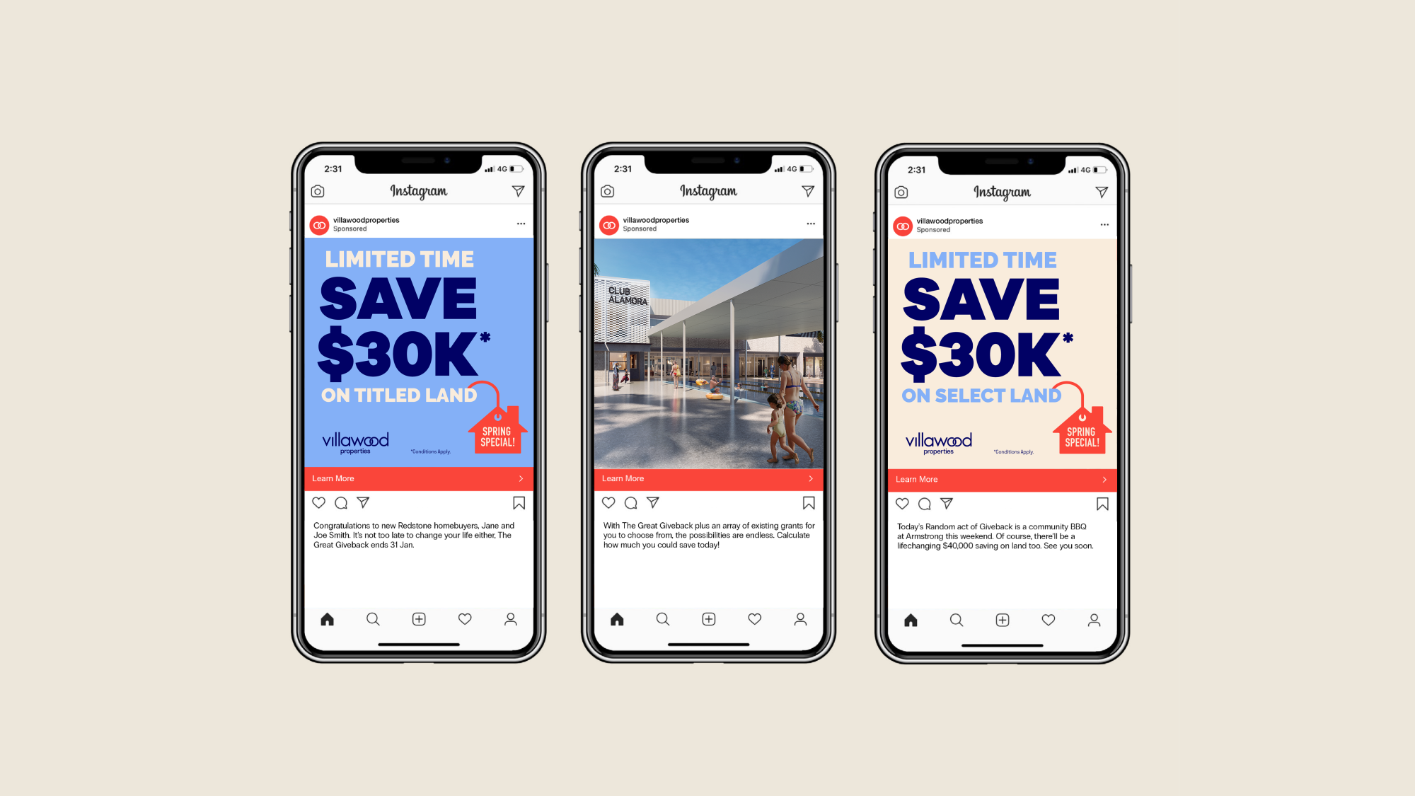 $30K OFF LAND Campaign